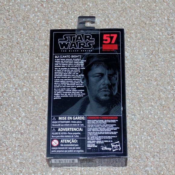 2017 Hasbro Star Wars The Last Jedi 6" Black Series DJ (Canto Bight) MIB New - Picture 2 of 10